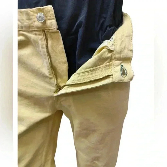 Tommy Hilfiger Vintage Yellow Straight Leg Jeans Size 34 - Picture 4 of 12